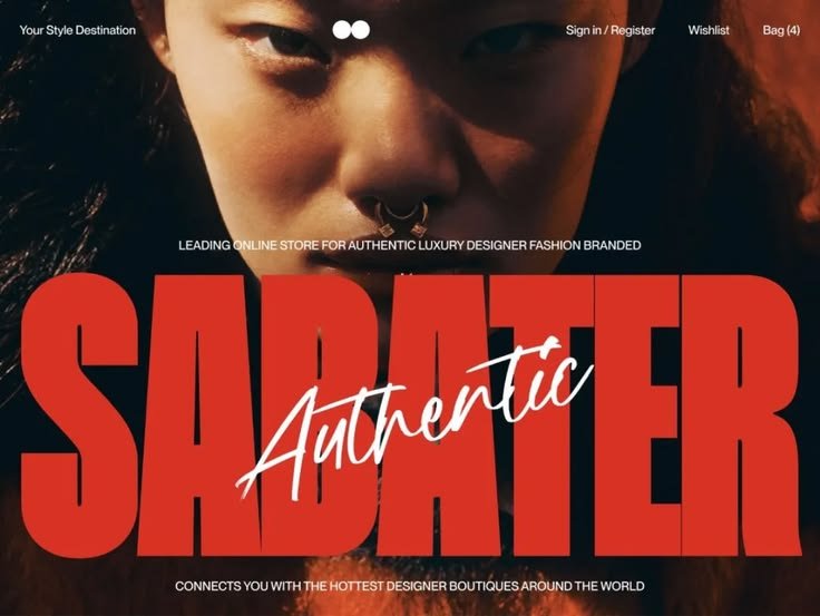 Sabatier Authentic luxury fashion campaign
